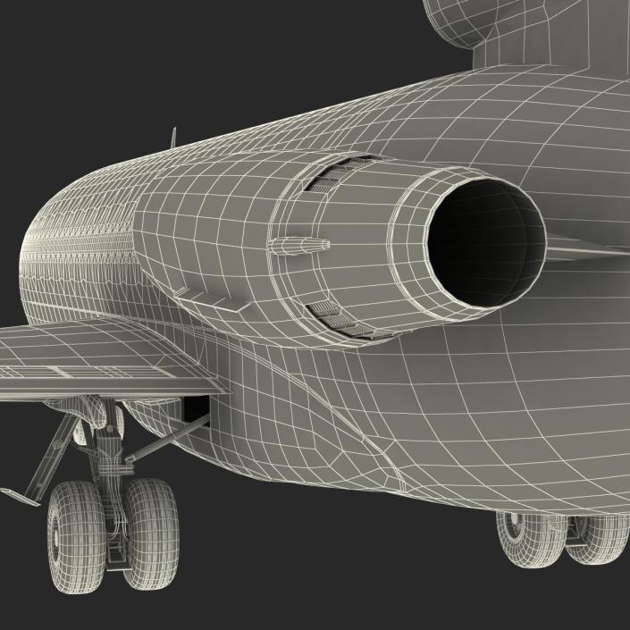 3D model Boeing 727-100 Air France