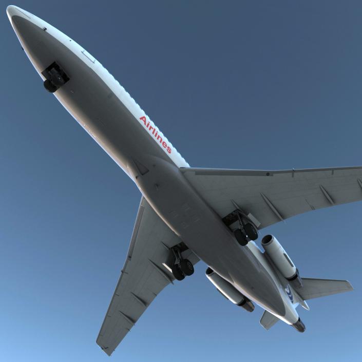 3D Boeing 727-100 Iran Aseman