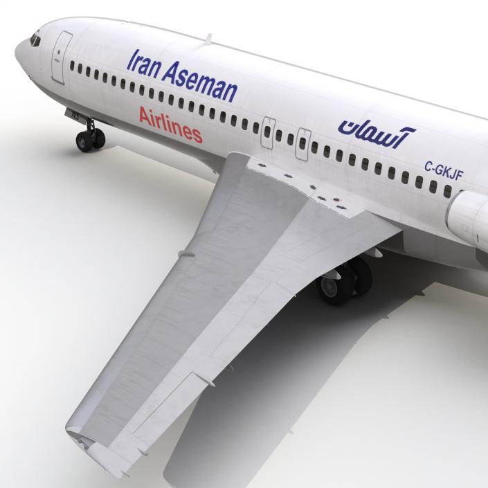 3D Boeing 727-100 Iran Aseman