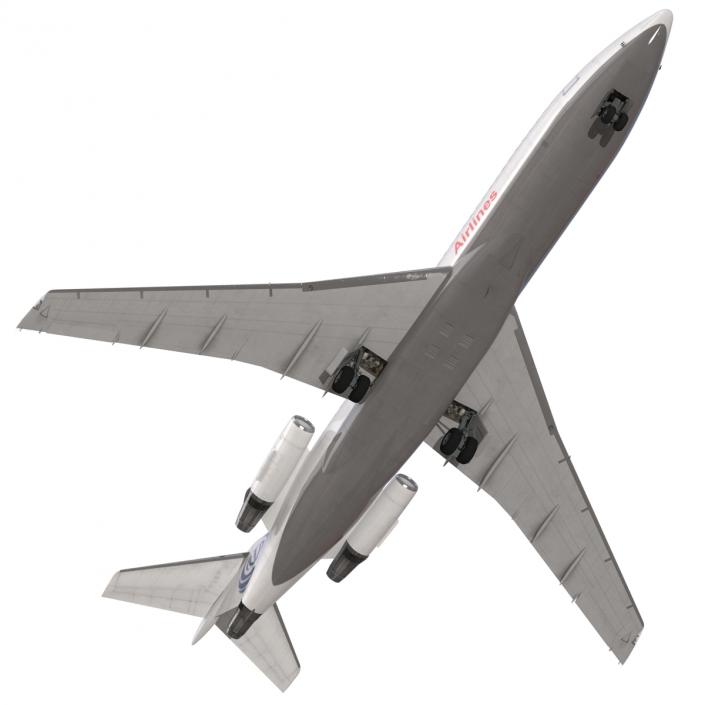 3D Boeing 727-100 Iran Aseman