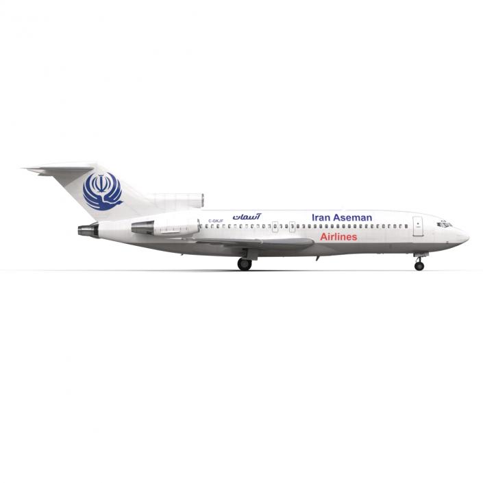 3D Boeing 727-100 Iran Aseman