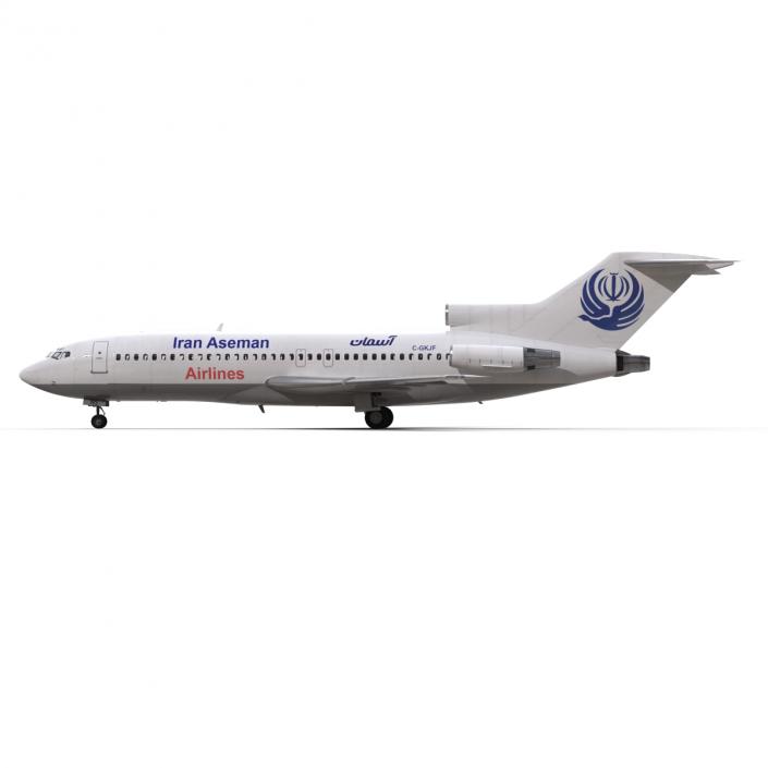 3D Boeing 727-100 Iran Aseman