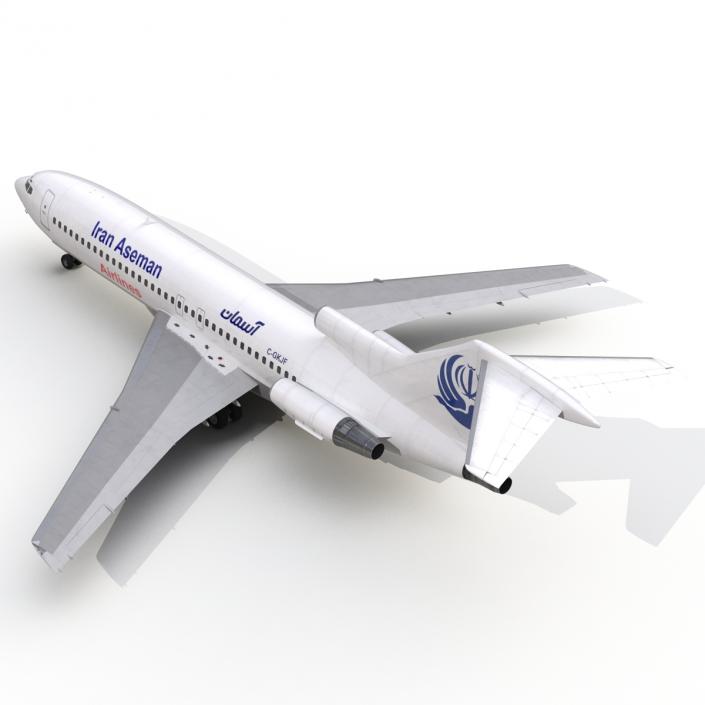 3D Boeing 727-100 Iran Aseman