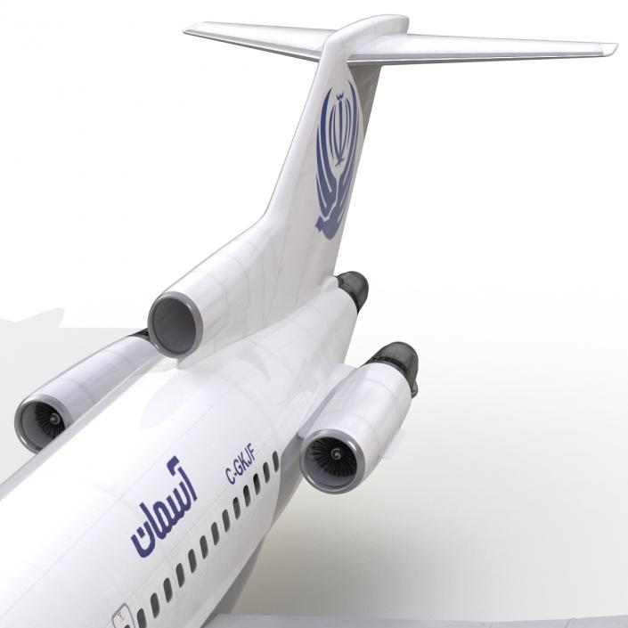 3D Boeing 727-100 Iran Aseman