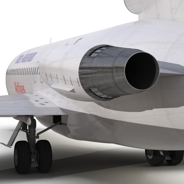 3D Boeing 727-100 Iran Aseman