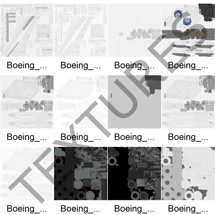 3D Boeing 727-100 Iran Aseman