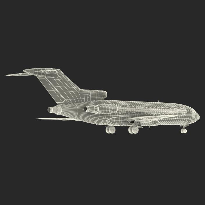 3D Boeing 727-100 Iran Aseman