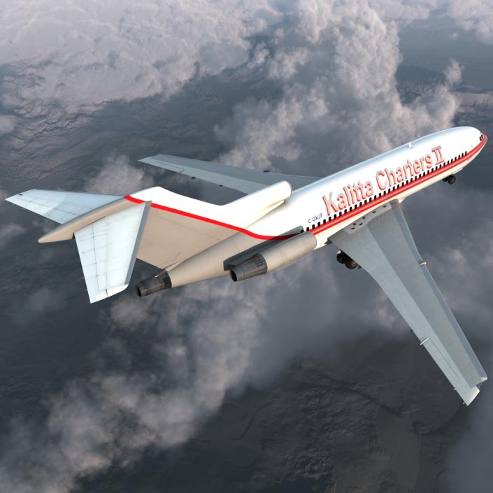 3D Boeing 727-100 Kalitta Air