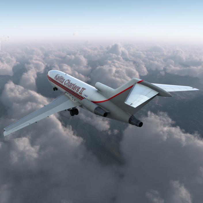 3D Boeing 727-100 Kalitta Air