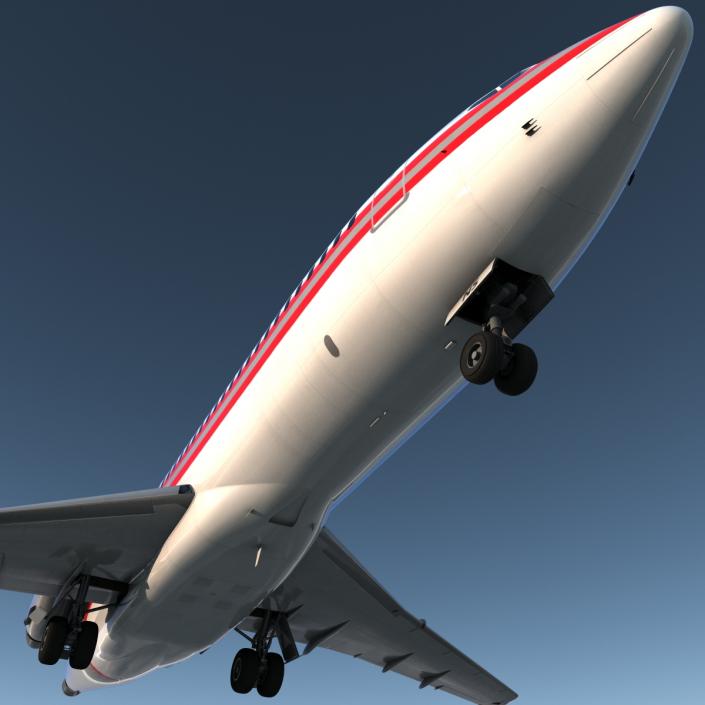 3D Boeing 727-100 Kalitta Air