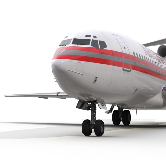 3D Boeing 727-100 Kalitta Air