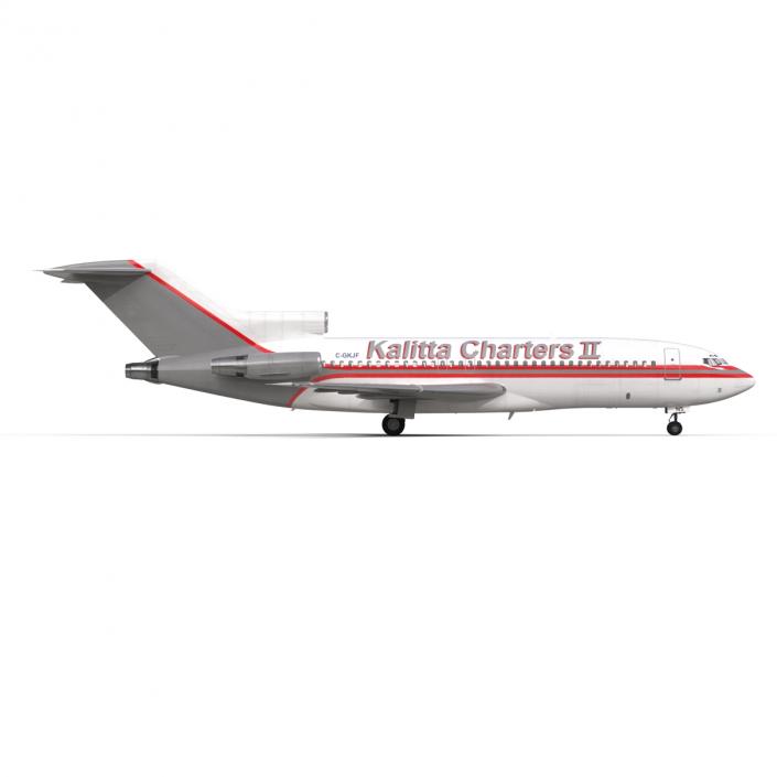 3D Boeing 727-100 Kalitta Air