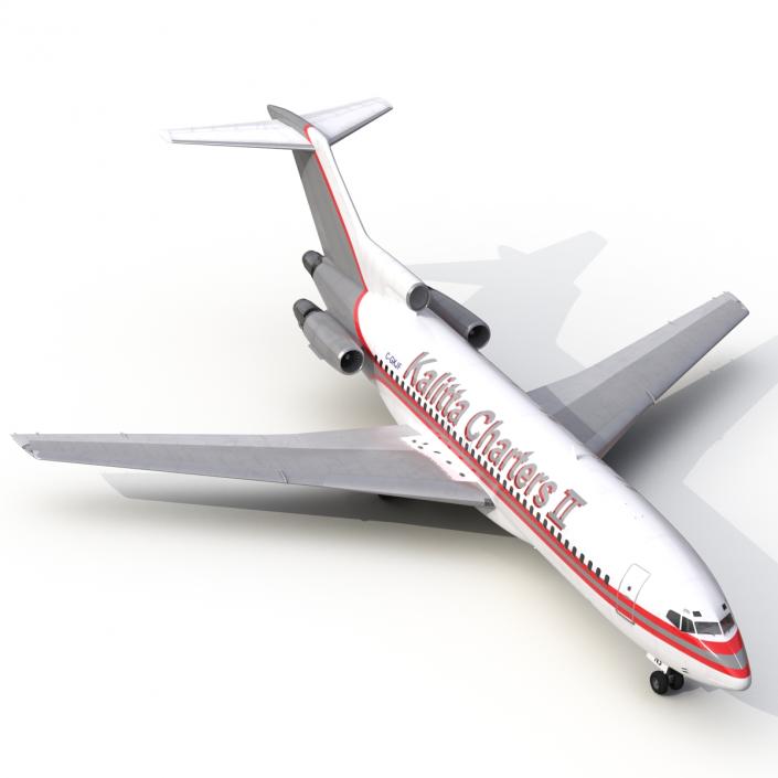 3D Boeing 727-100 Kalitta Air