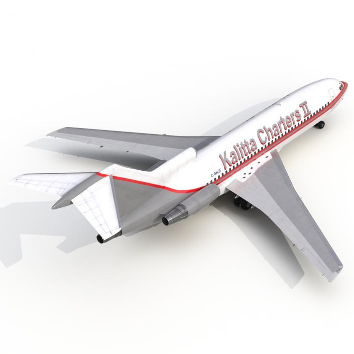 3D Boeing 727-100 Kalitta Air