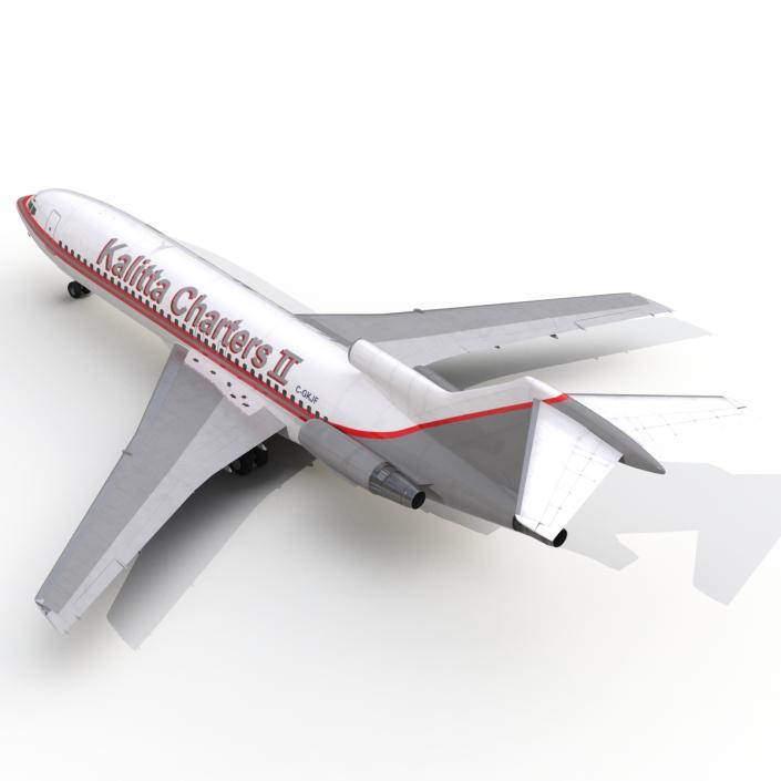 3D Boeing 727-100 Kalitta Air