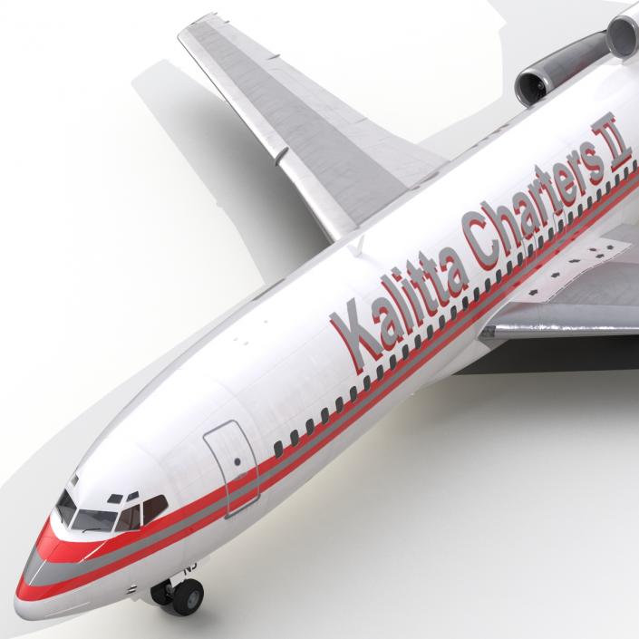 3D Boeing 727-100 Kalitta Air