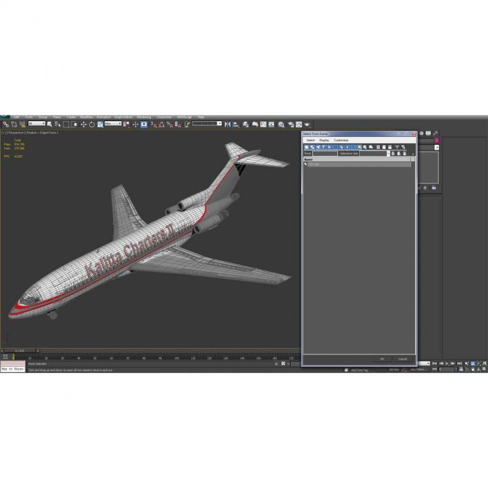 3D Boeing 727-100 Kalitta Air