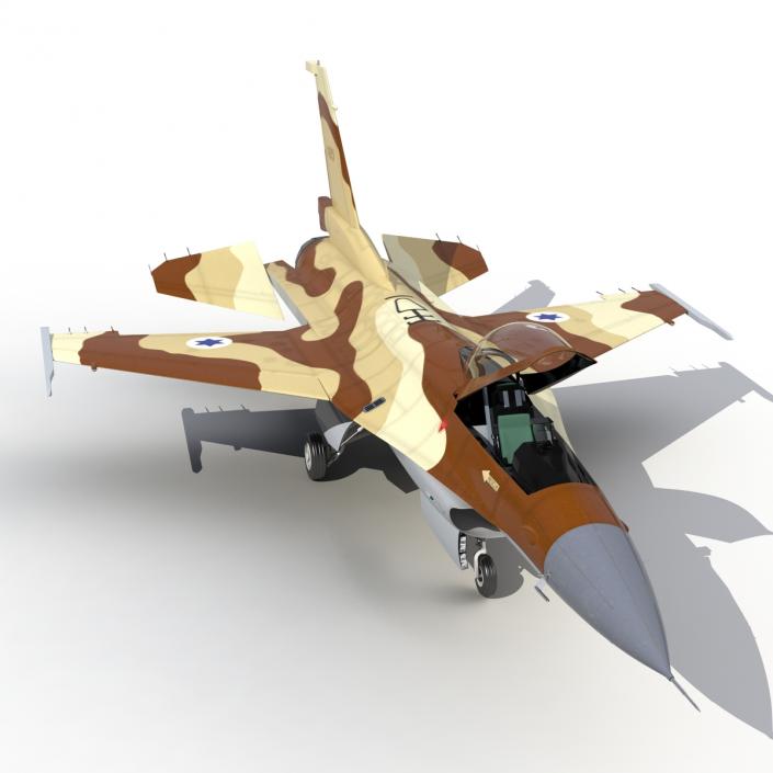 3D model Fighter F-16 Fighting Falcon Israel