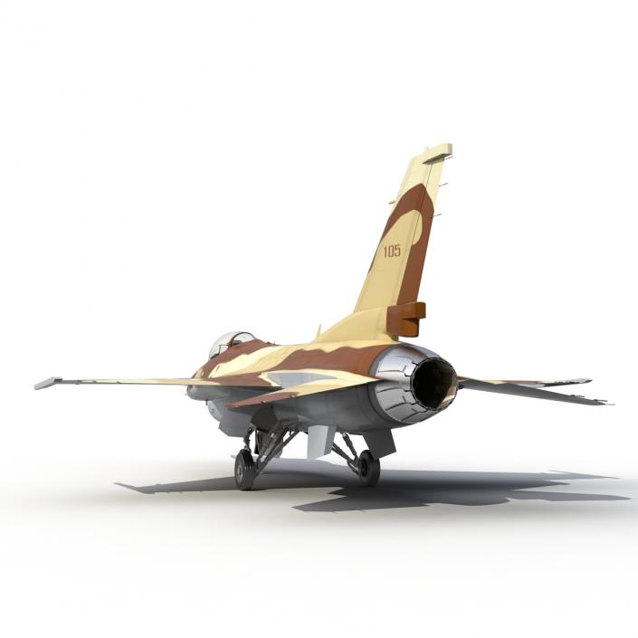 3D model Fighter F-16 Fighting Falcon Israel