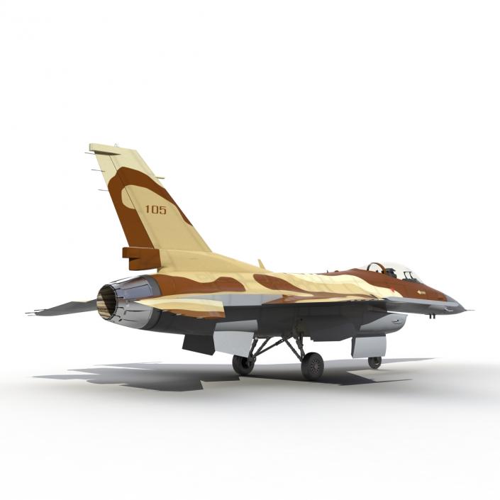 3D model Fighter F-16 Fighting Falcon Israel