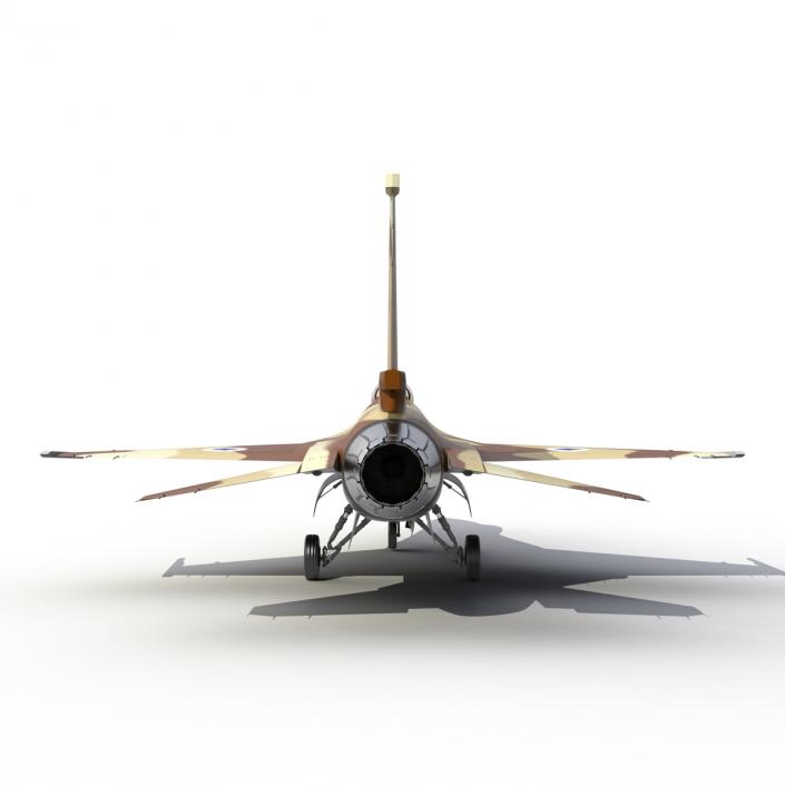 3D model Fighter F-16 Fighting Falcon Israel