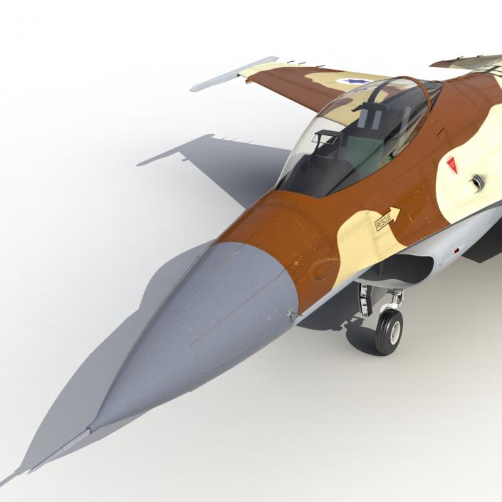 3D model Fighter F-16 Fighting Falcon Israel