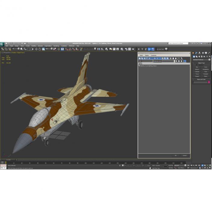 3D model Fighter F-16 Fighting Falcon Israel