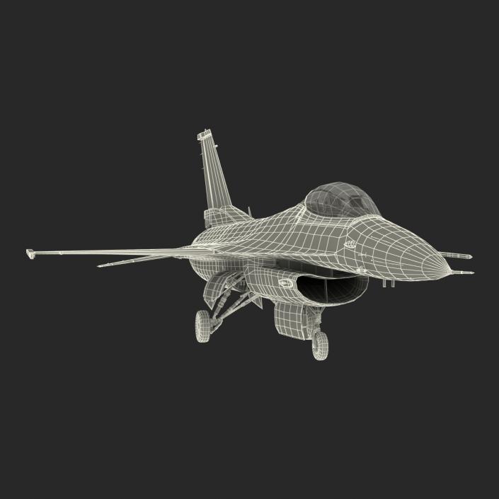 3D model Fighter F-16 Fighting Falcon Israel