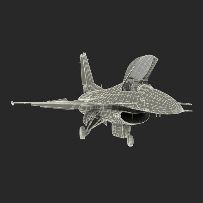 3D model Fighter F-16 Fighting Falcon Israel