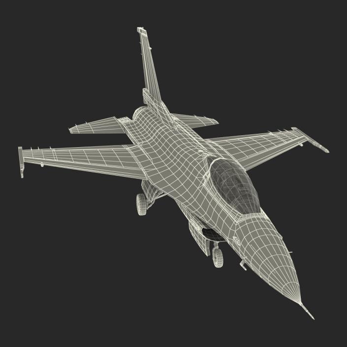 3D model Fighter F-16 Fighting Falcon Israel