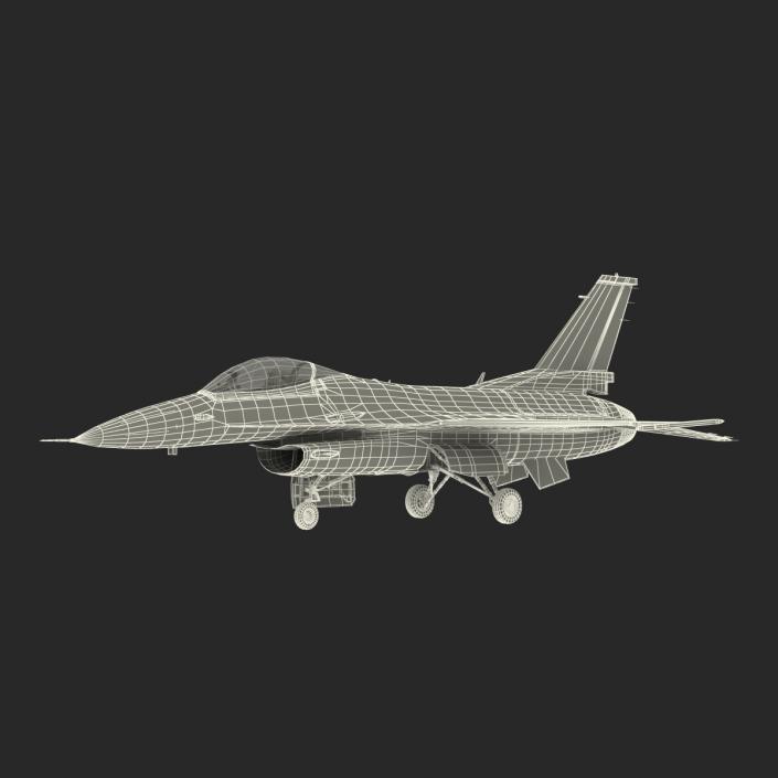 3D model Fighter F-16 Fighting Falcon Israel