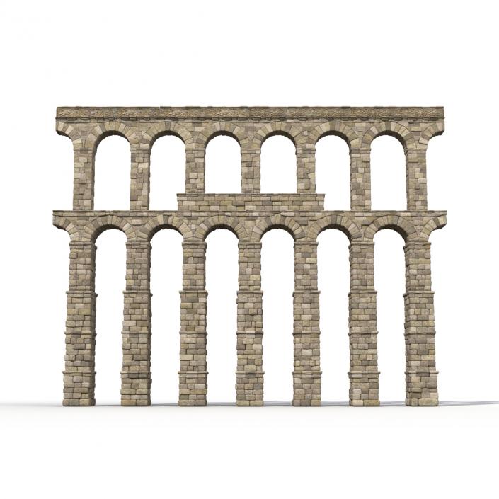 3D Aqueduct Section Greco Roman model