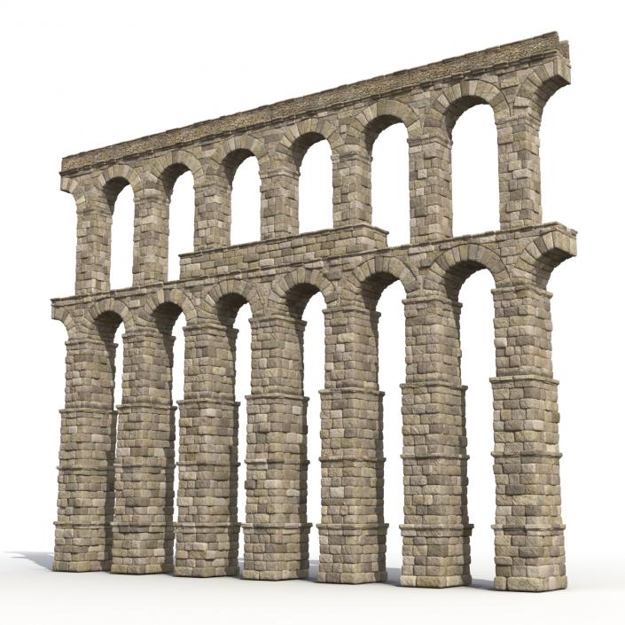 3D Aqueduct Section Greco Roman model