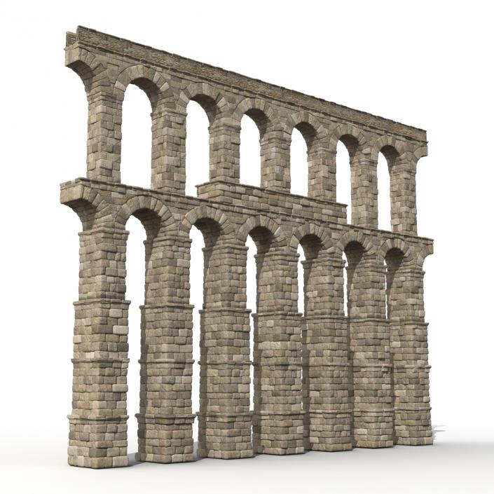 3D Aqueduct Section Greco Roman model