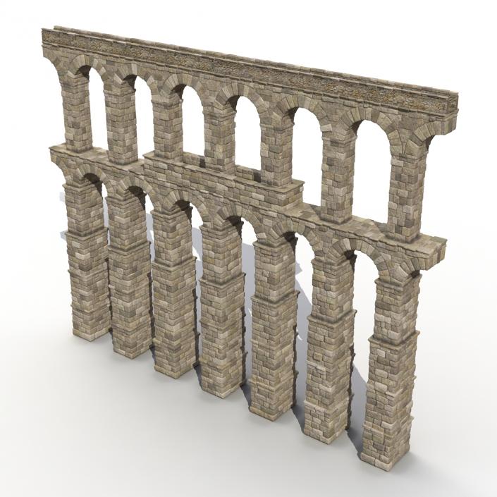 3D Aqueduct Section Greco Roman model