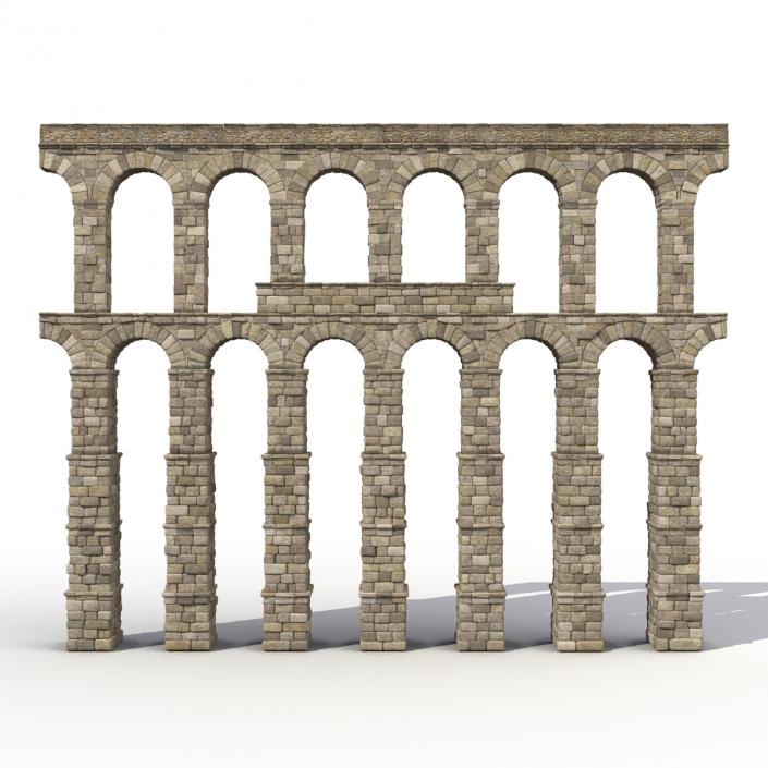 3D Aqueduct Section Greco Roman model