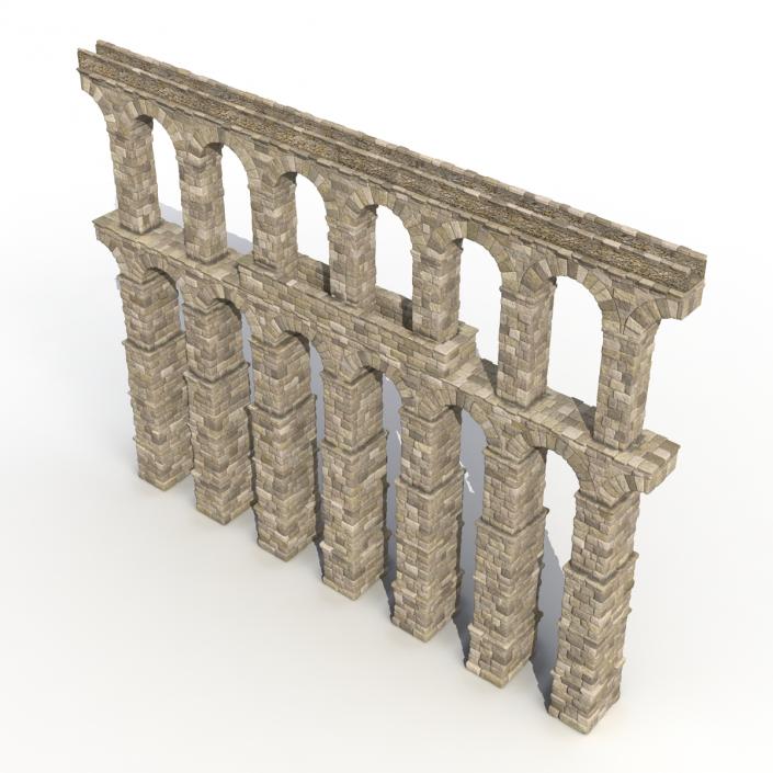 3D Aqueduct Section Greco Roman model