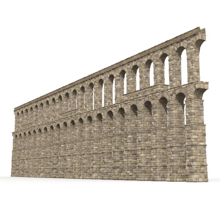 3D Aqueduct Section Greco Roman model