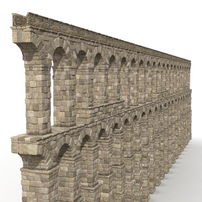 3D Aqueduct Section Greco Roman model