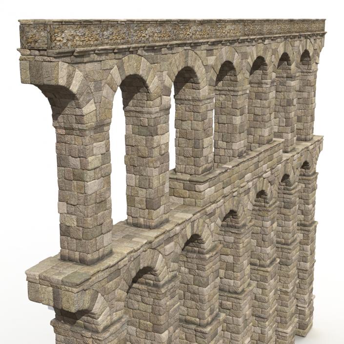 3D Aqueduct Section Greco Roman model