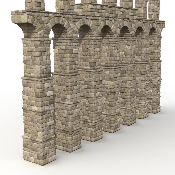 3D Aqueduct Section Greco Roman model