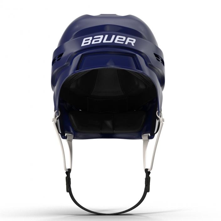 Ice Hockey Helmet Blue 2 3D model