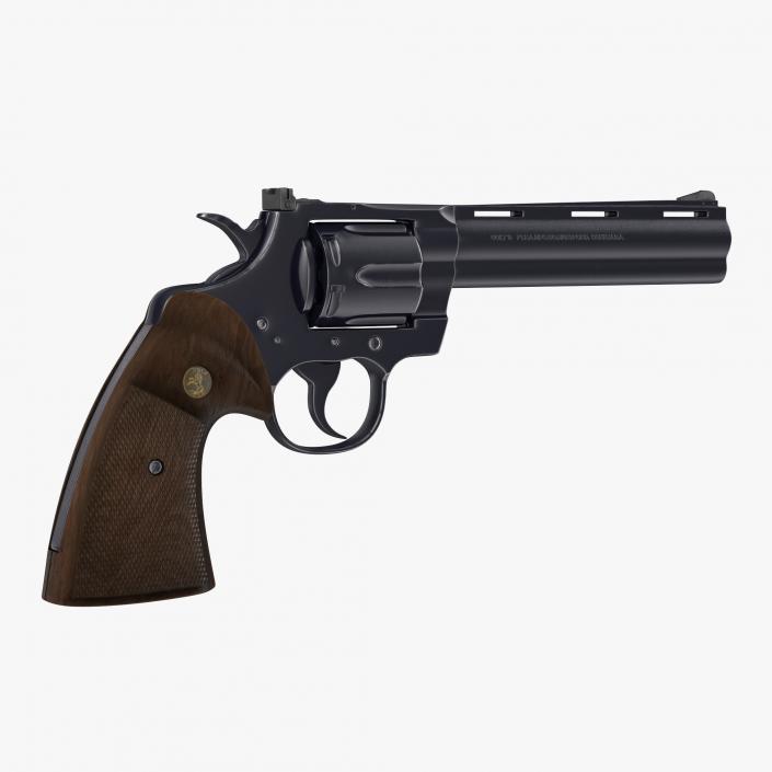 Colt Python Black 3D