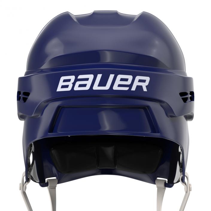 Ice Hockey Helmet Blue 2 3D model