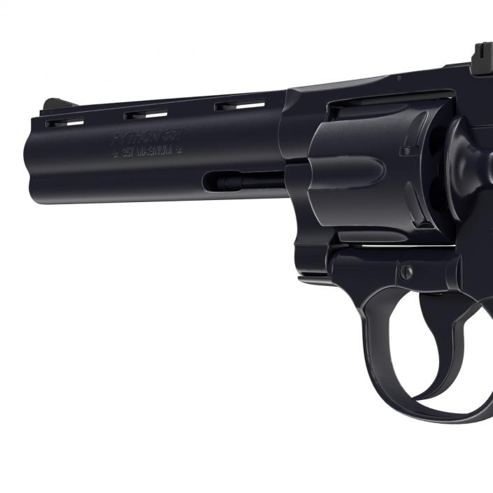 Colt Python Black 3D