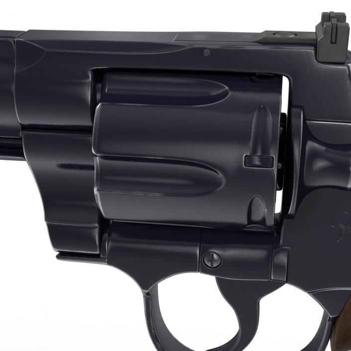 Colt Python Black 3D