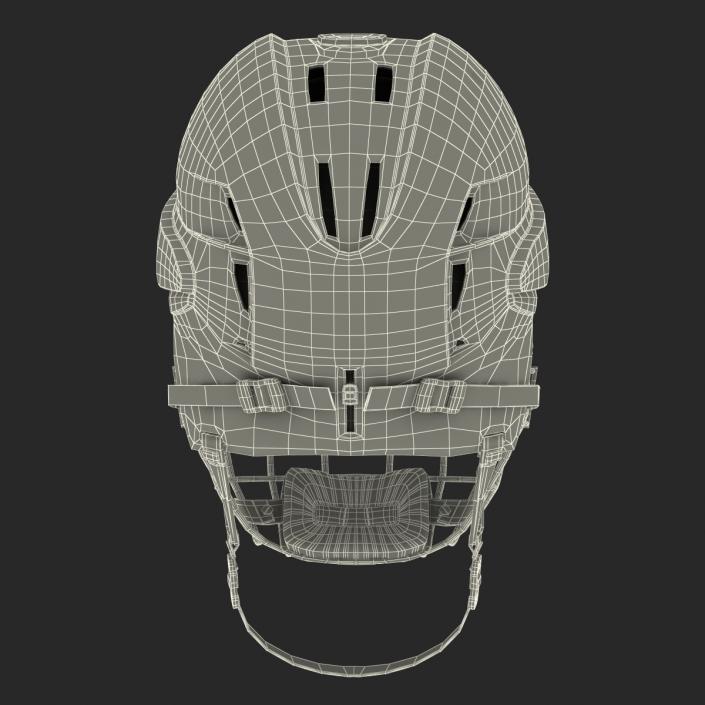 Ice Hockey Helmet Blue 3D