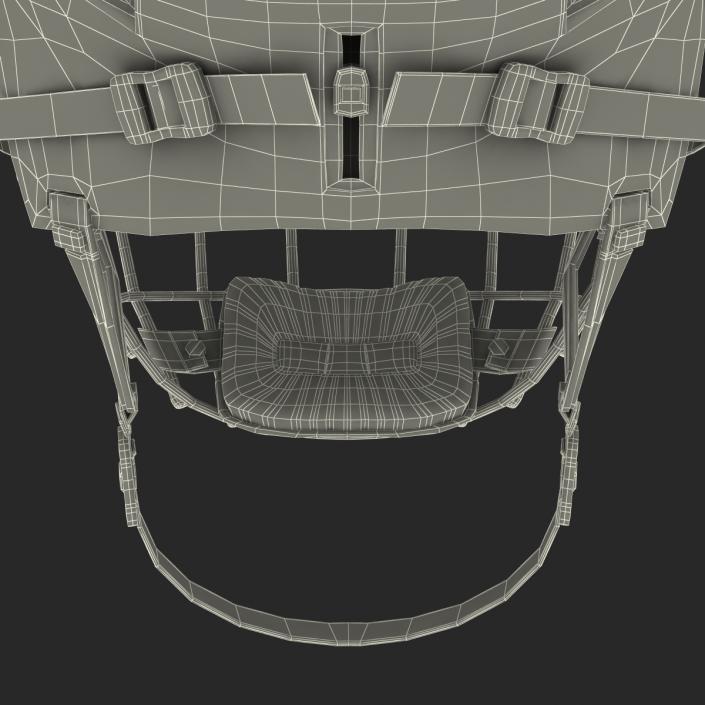 Ice Hockey Helmet Blue 3D