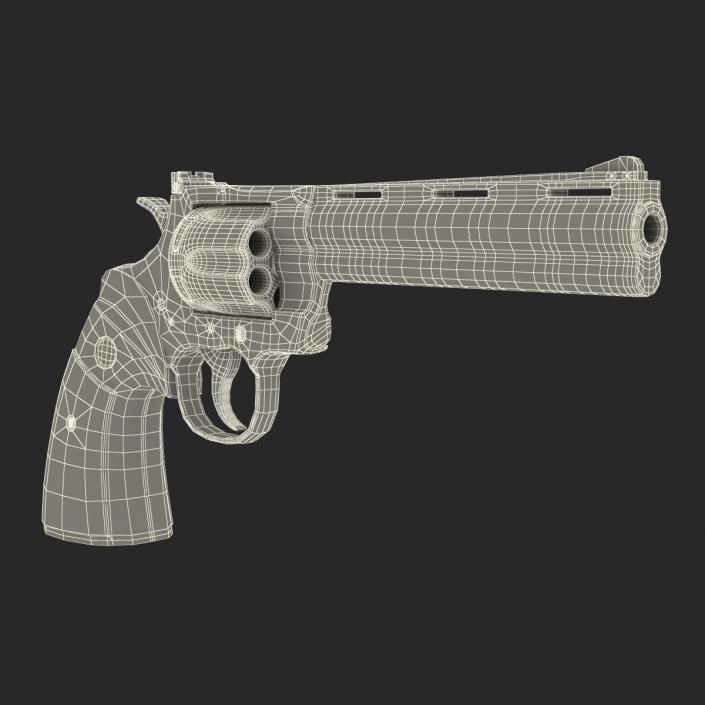 Colt Python Black 3D