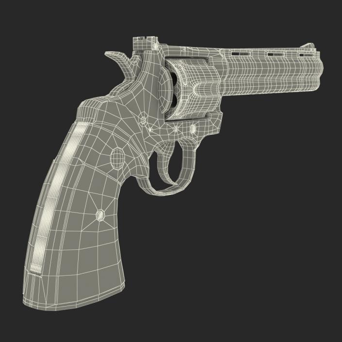 Colt Python Black 3D